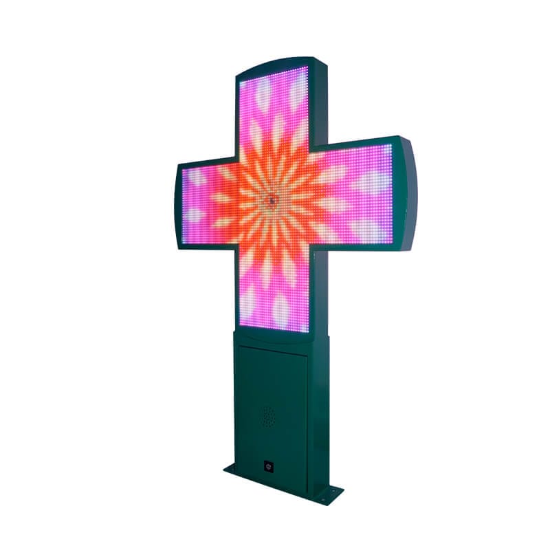 Гламурный аптечный крест светодиодный дисплей
